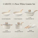 CAROTE 11 Piece Nonstick Cookware Sets 02